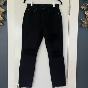 GRLFRND DISTRESSED SKINNY JEANS